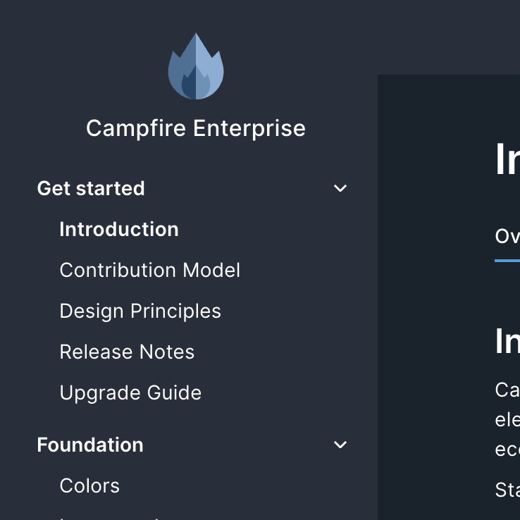 Campfire Design System